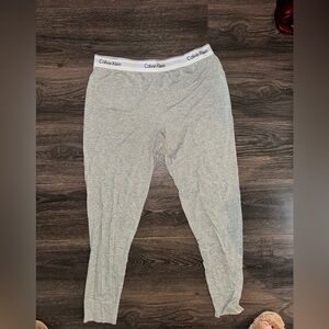 Calvin Klein Light Gray sleep leggings